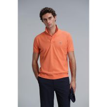Lufian 111040164 Laon K.Turuncu Smart Polo Erkek T-shirt
