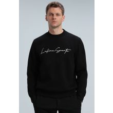 Lufian 112030125 Siyah Erkek Sweatshirt
