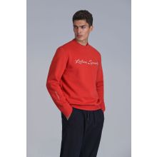 Lufian 112030137 Açık Kırmızı Loved Erkek Sweatshirt