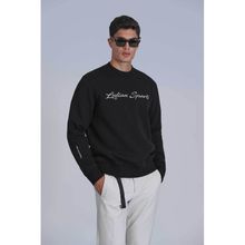 Lufian 112030137 Siyah Loved Erkek Sweatshirt