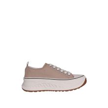 Lufian 121230006 Shay Hakiki Deri Klasik Bej Kadın Sneaker Ayakkabı