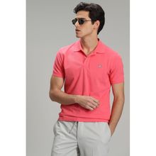 Lufian 627111040091 Şeker Pembe Laon Spor Polo Yaka Erkek T-shirt