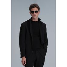 Lufian Asel Spor Erkek Blazer Ceket Slim Fit Siyah - 48