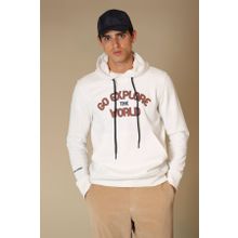 Lufian Charge Kırık Beyaz Erkek Sweatshirt
