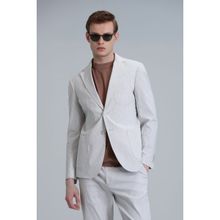 Lufian Cosby Spor Erkek Blazer Ceket Slim Fit - 46 - Bej