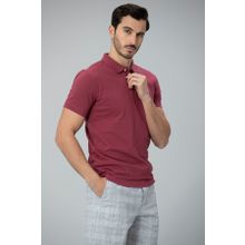 Lufian Laon Spor Polo Bordo Erkek T-Shirt