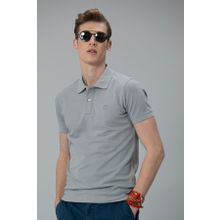 Lufian Laon Spor Polo Koyu Gri Erkek T-shirt