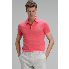 Lufian Laon Spor Polo Koyu Pembe Erkek T-Shirt