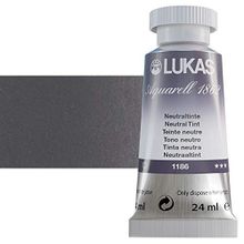 Lukas 1862 Aquarell Nötr Mürekkep 24 ML Sulu Boya