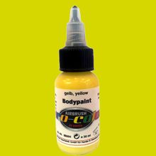 Lukas 30 ml No:68102 Yellow Body Paint Vücut Boyası