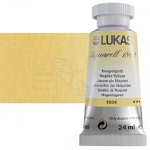 Lukas Aquarell 1862 1034 Naples Yellow Seri 2 Artist 24 ml Sulu Boya