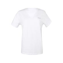 Lumberjack 11CT126 4 FX WB V Neck Beyaz Kadın T-shirt