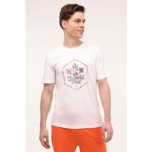 Lumberjack 11ID343 4FX ML Owen Beyaz Erkek T-shirt