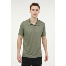 Lumberjack 4M M-CT461 Sherman Polo Yaka Haki Yeşil Erkek T-shirt