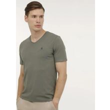 Lumberjack M-CT106 BSC V NK T-SH 4FX Haki Erkek T-shirt