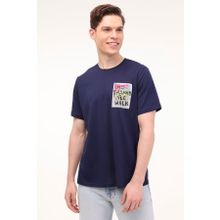 Lumberjack ML Fizzy 11ID343-071 4FX Lacivert Erkek T-shirt