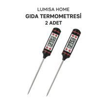Lumisa Home 2 ADET Dijital Gıda Termometresi Derece Ölçer Gıda Termometresi Süt Maya Yoğurt Mayalama ne