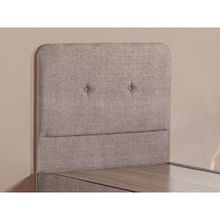 Luna Baza Ve Başlık Seti - 100x200 Cm Tek Kişilik Kumaş Baza Seti
