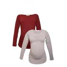 LuvmaBelly MYRA2303-2304 Hamile T-shirt Seti