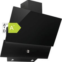 Luxell DA6-830 A + Sınıfı 3 Kademeli Mekanik Duvar Tipi Ankastre Cam Davlumbaz Siyah