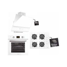 Luxell Ddt 15 Prg LX15PRGBYZ Dijital Opall Beyaz Ankastre Set