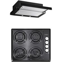 Luxell LX-420F - DS6-905 2'li Siyah Ankastre Set