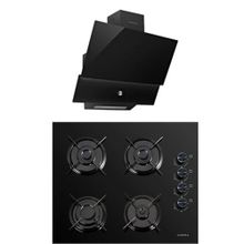 Luxell OC88 - DA88 2'li Siyah Ankastre Set