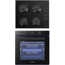 Luxell Platinum A68-SGF3 - OC88 Siyah 2'li Ankastre Set
