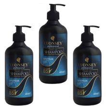 Lyonsey Kara Sarımsak 3x400 ml Şampuan