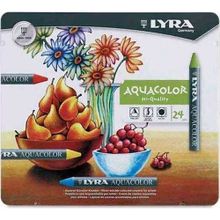 Lyra Aquacolor 24 Renk Aquarell Sulandırılabilen Pastel Boya