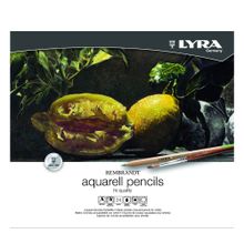 Lyra Rembrandt Acquarell Kuru-Sulu Boya Kalemi 24'lü Metal Kutu
