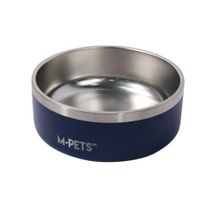 M-Pets 1.25 lt Blue Eskimo Çift Cidarlı Mama Kabı