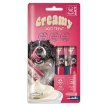 M-Pets 4x15 gr Creamy Somonlu Ek Besin ve Köpek Ödülü