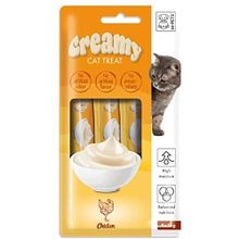 M-Pets 4x15 gr Creamy Tavuklu Sıvı Kedi Ödül Maması