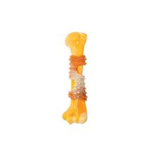 M-Pets Carnivore Ring Bone Pastırma Aromalı 17.8x4.9x4 cm Sarı Kemik Köpek Oyuncağı