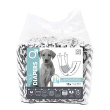 M-Pets Dıapers 12'li Xl Erkek Köpekler İçin Külot