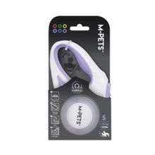M-Pets Flash Ledli Mor 3 mt Otomatik Şerit Köpek Gezdirme Tasması