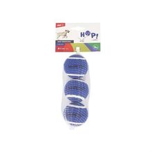 M-Pets Hop Tenis Topu 5 cm 3'lü Mavi Köpek Oyuncağı