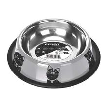 M-Pets Petjoy Cat Family Çelik 610 ml Kedi Mama Kabı