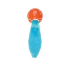 M-Pets Plastik Foxball Pelus Mavi Köpek Oyuncak