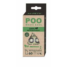 M-Pets Poo Recycled Nane Kokulu 22x32 cm 4'lü Köpek Dışkı Poşeti