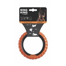 M-Pets Single Ring King Turuncu Köpek Oyuncağı