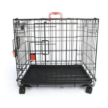 M-Pets Voyager Tekerlekli 2 Kapılı 61x46x48 cm S Siyah Köpek Kafesi