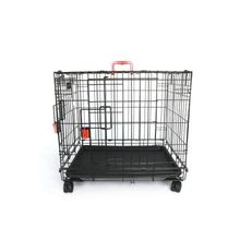 M-Pets Voyager Tekerlekli 2 Kapılı 91x58x63 cm L Siyah Köpek Kafesi