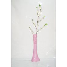 M3Decorium Desenli Pembe Beyaz Bahar Dalı 60cm Vazo