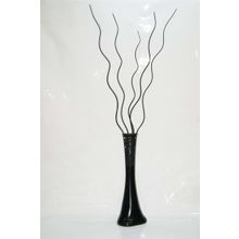 M3Decorium Desenli Siyah 5 Adet Siyah Dal 60cm Vazo