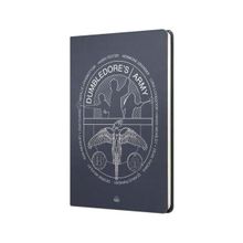 Mabbels DFT-388012 Harry Potter Dumbledors Army Sert Kapak Lacivert 80 Yaprak Çizgili 15x21 cm Butik Not Defteri