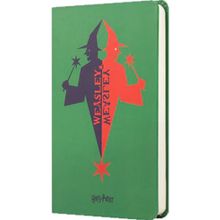 Mabbels DFT-388241 Sert Kapak Harry Potter Weasley Yeşil 80 Yaprak 9x14 cm Mini Defter