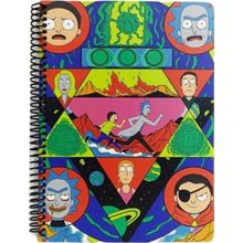 Mabbels DFT-388517 Rick and Morty Kırmızı 80 Yaprak 17x24 cm Spiralli Defter