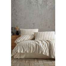Macas Home Ares %100 Pamuklu Yıkamalı İpliği Boya Vintage Çift Kişilik Nevresim Takım